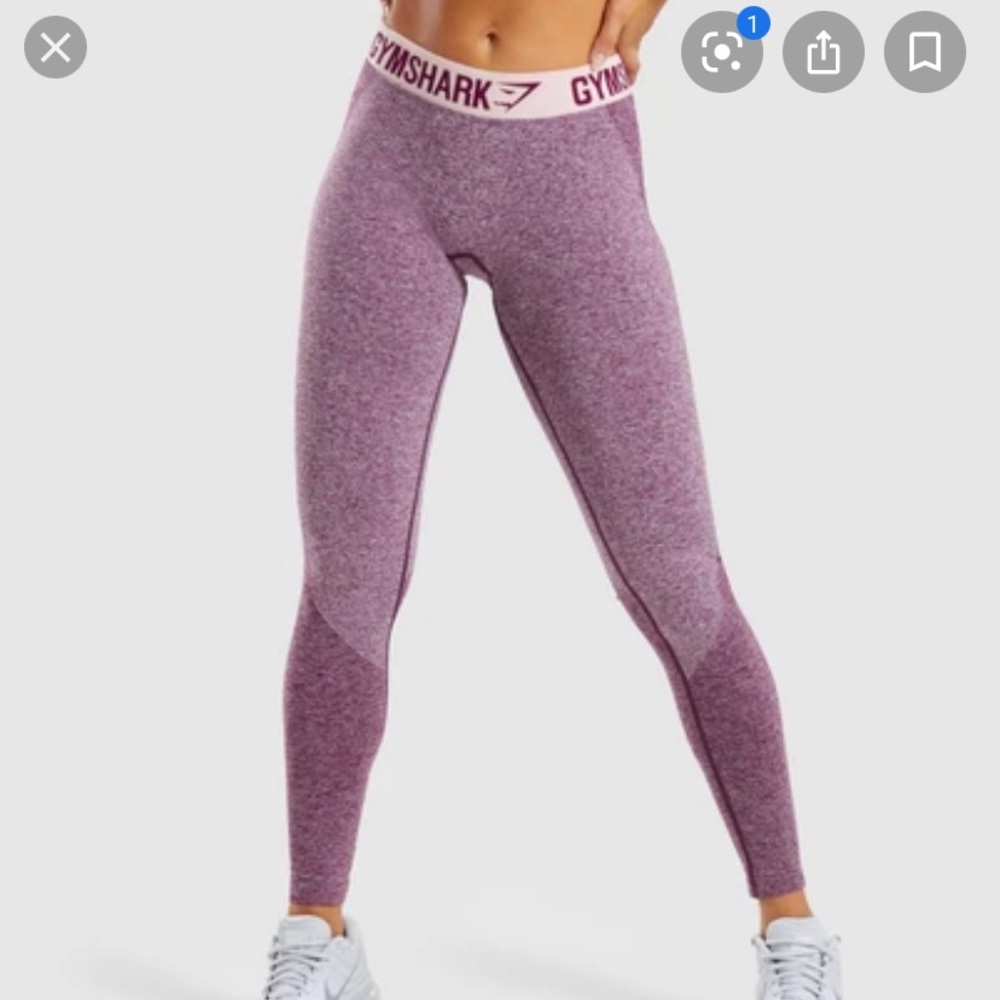 Purple CS Gymshark Flex leggings